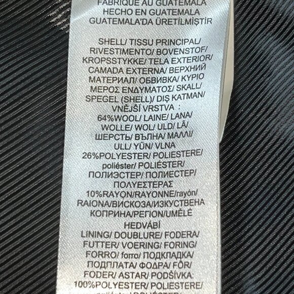 LAUREN RALPH LAUREN WOOL BLEND BELTED WRAP TRENCH COAT BLACK NEW WITH TAGS SZ 6 - Picture 15 of 16